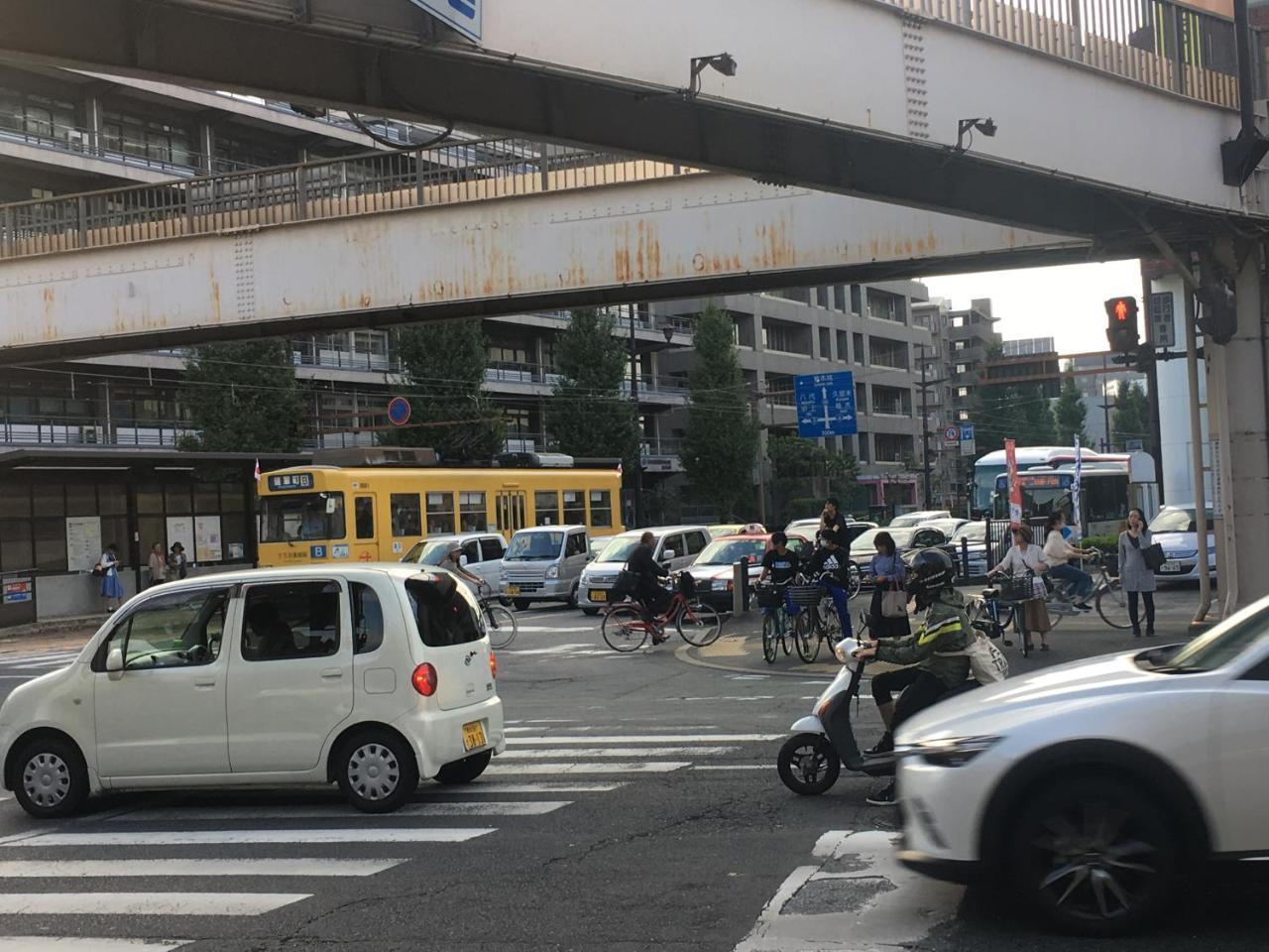 4人で一緒に熊本の中心地の最も広く安価な部屋 Kdy Stay Kumamoto Exterior foto